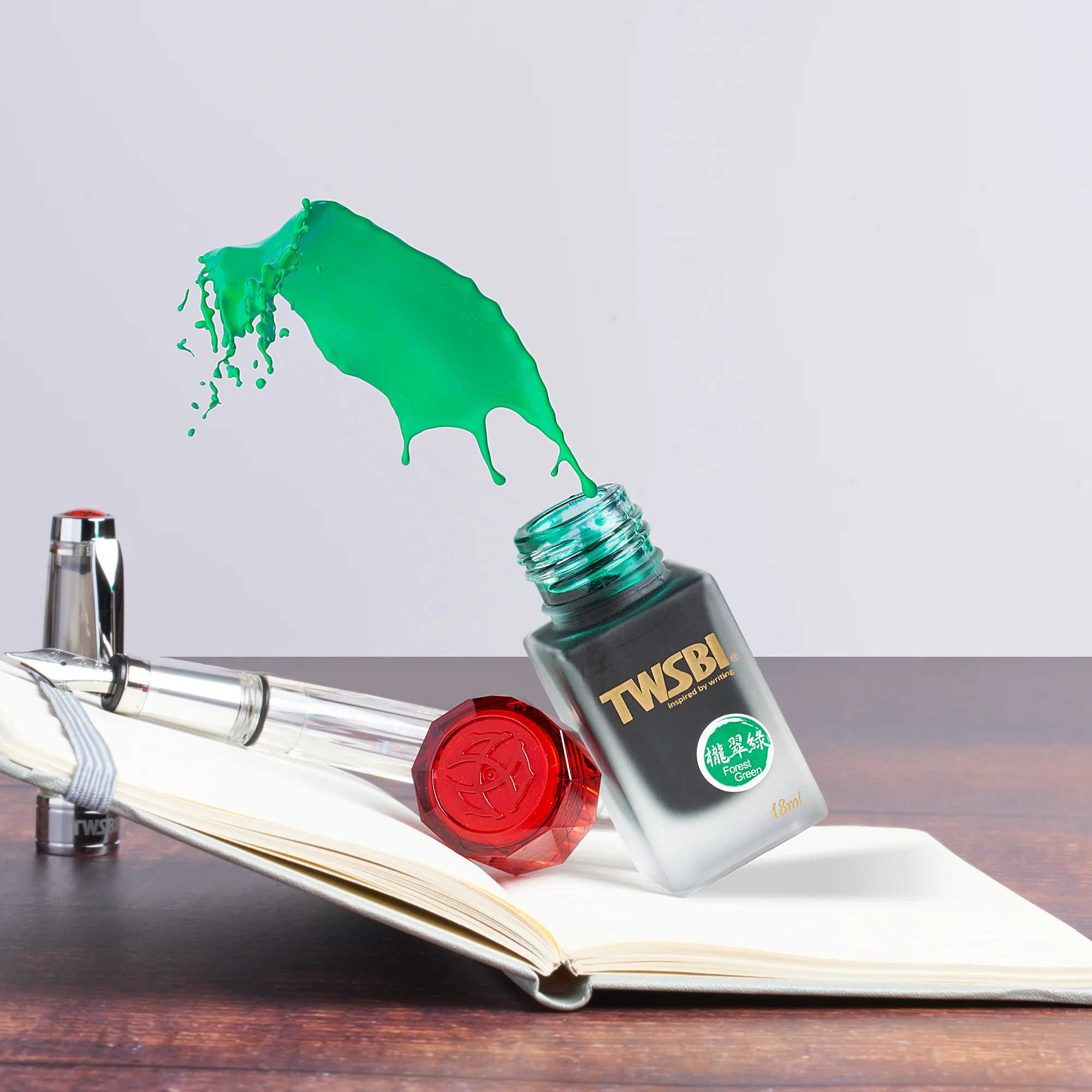 TWSBI 1791 Forest Green Ink 18ml - Image 2