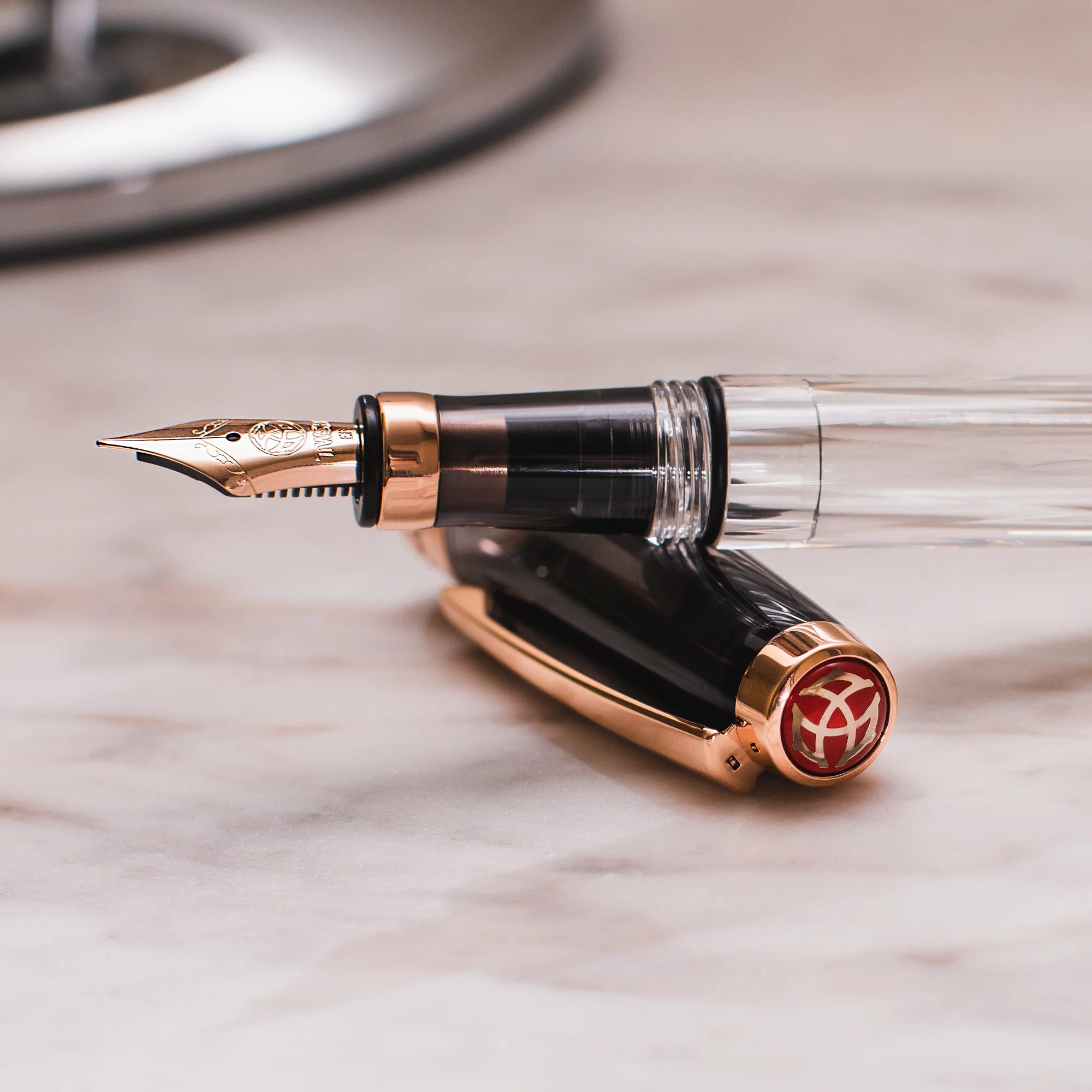 TWSBI Diamond 580 Smoke RoseGold II Fountain Pen - Image 5