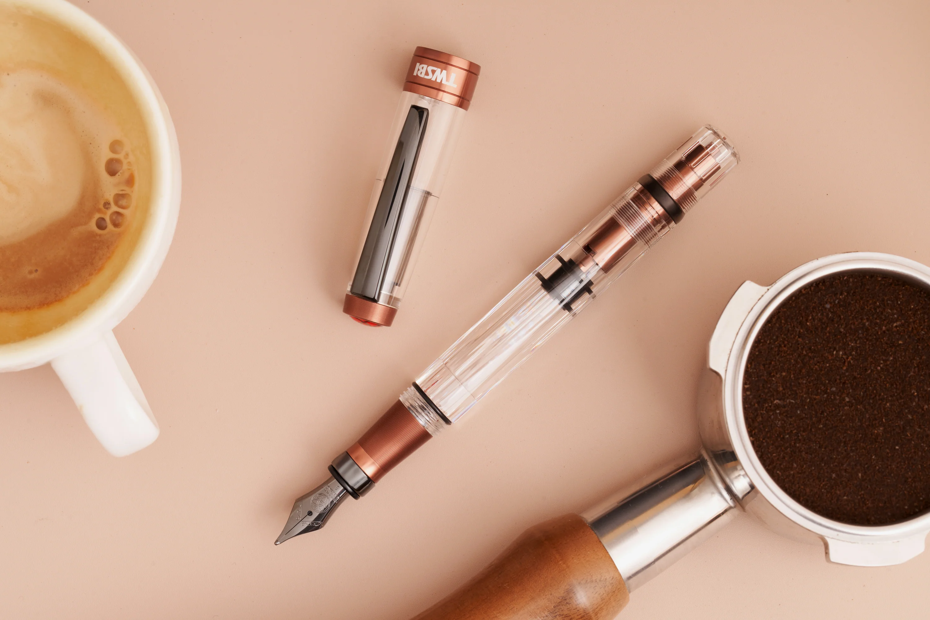 TWSBI Diamond 580ALR Affogato w/Onyx Fountain Pen - Image 2