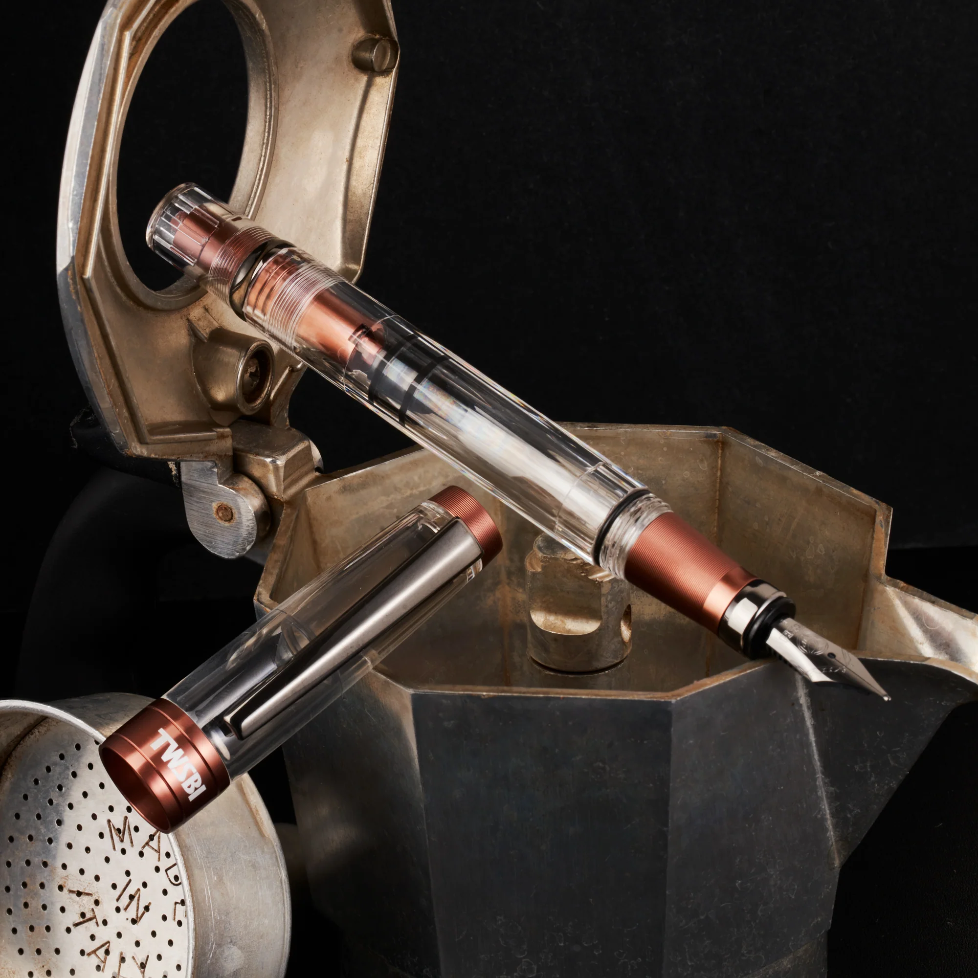 TWSBI Diamond 580ALR Affogato w/Onyx Fountain Pen - Image 3
