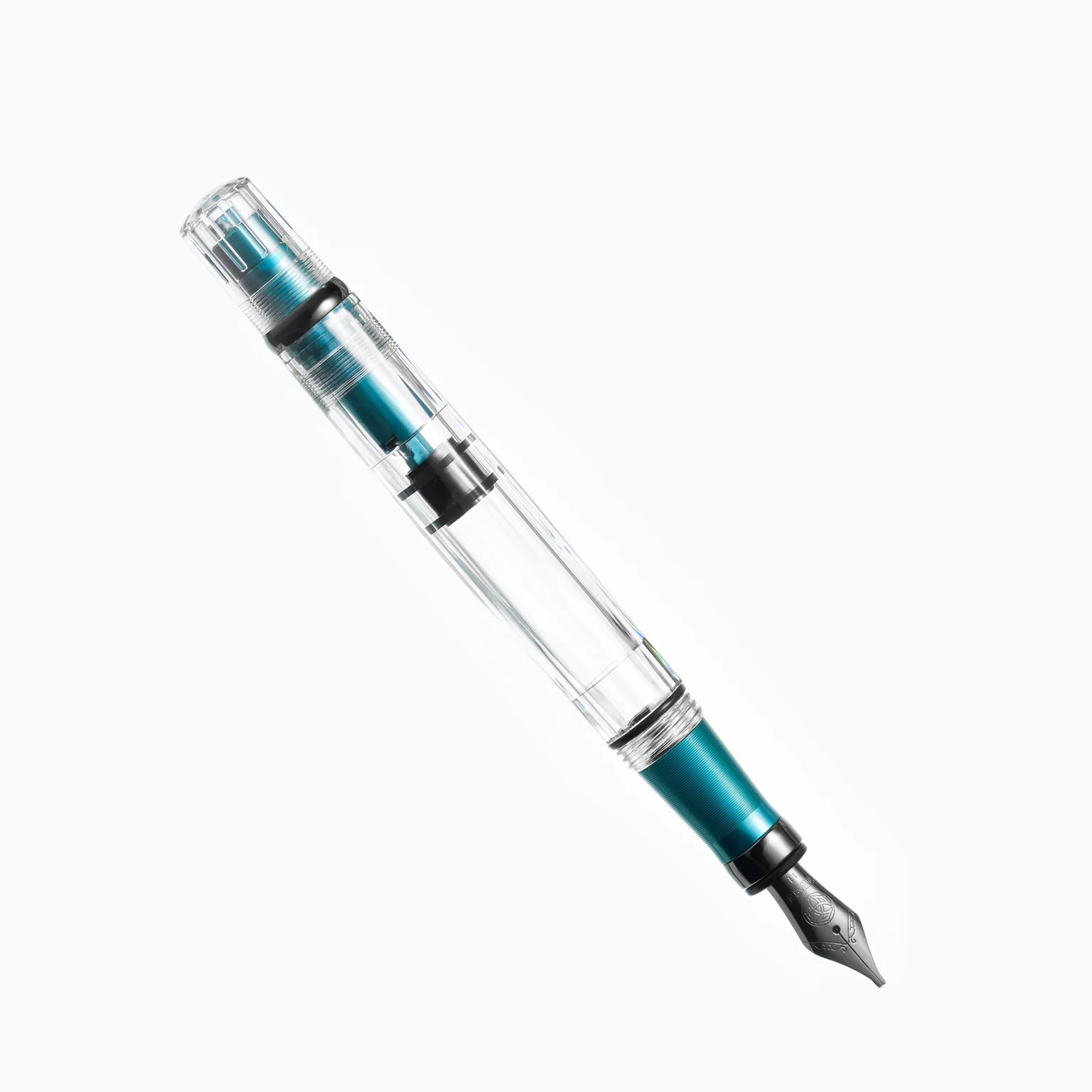TWSBI Diamond 580ALR Caribbean w/Onyx Fountain Pen - Image 3