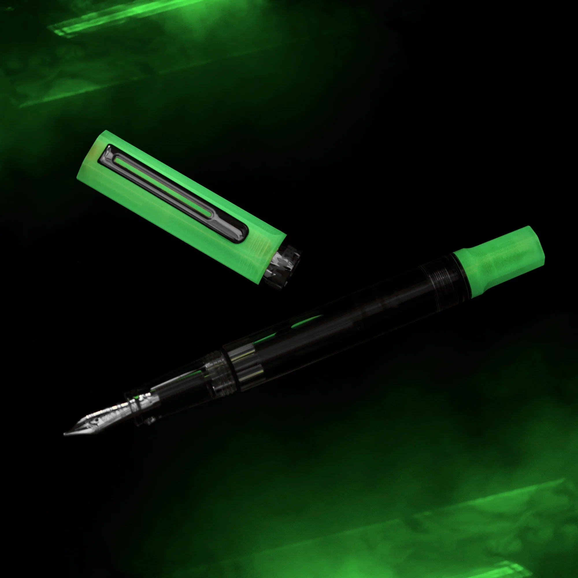 TWSBI ECO Glow Green Fountain Pen - Image 2