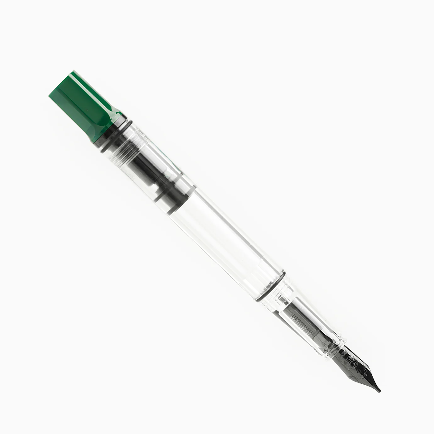 TWSBI ECO Irish Green w/Oynx Fountain Pen - Image 2