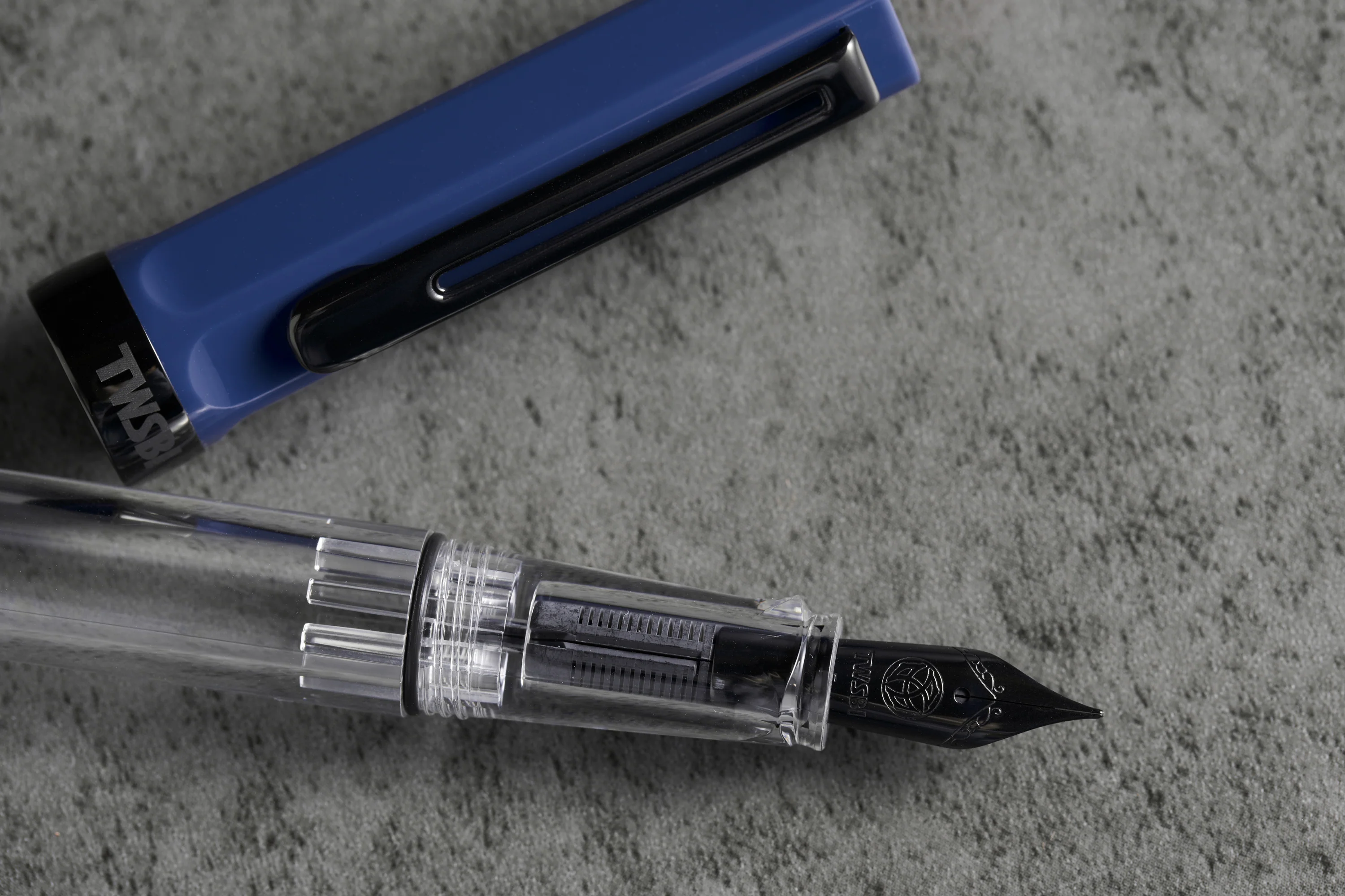 TWSBI ECO Slate Blue w/ Onyx Fountain Pen - Image 6