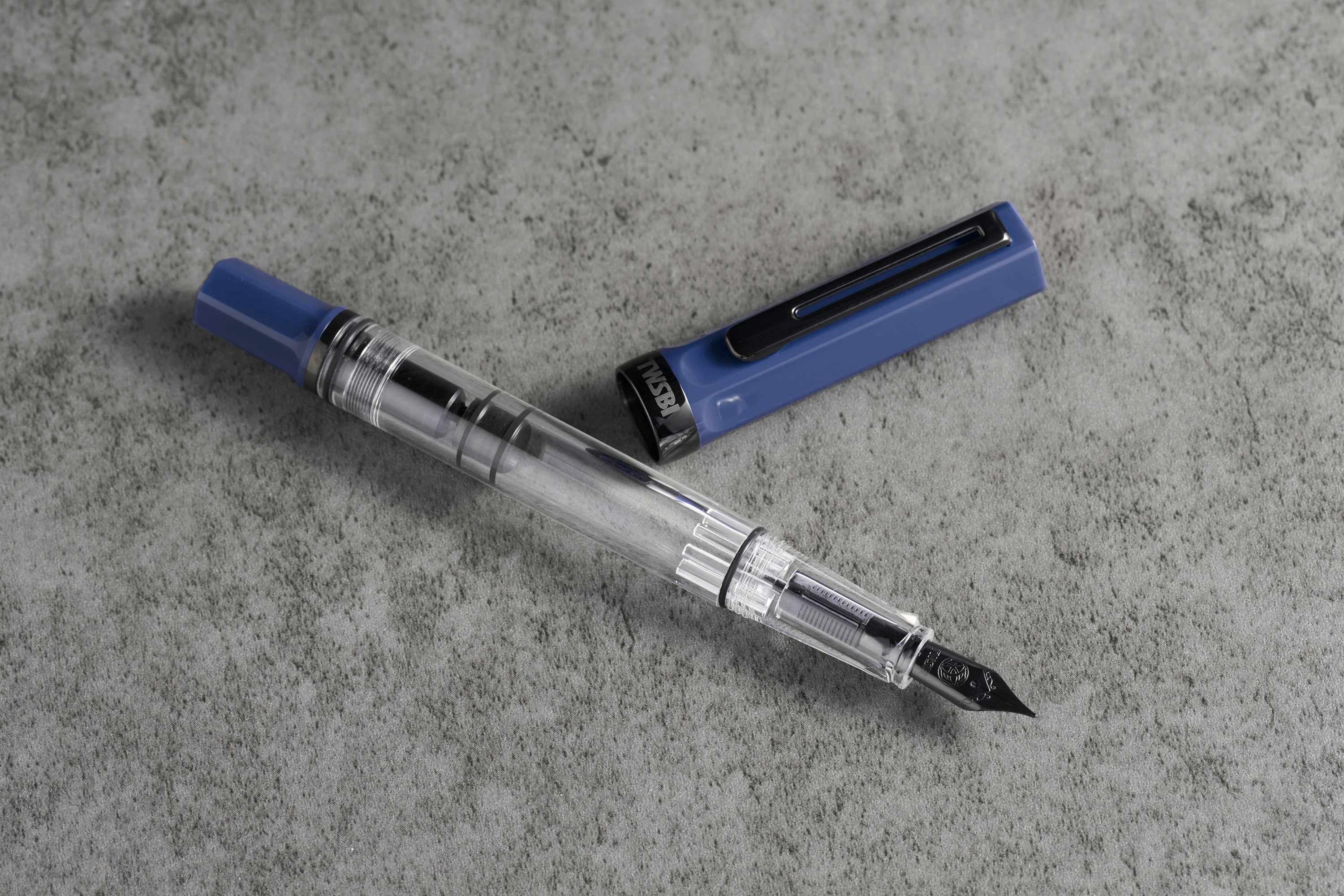 TWSBI ECO Slate Blue w/ Onyx Fountain Pen - Image 7