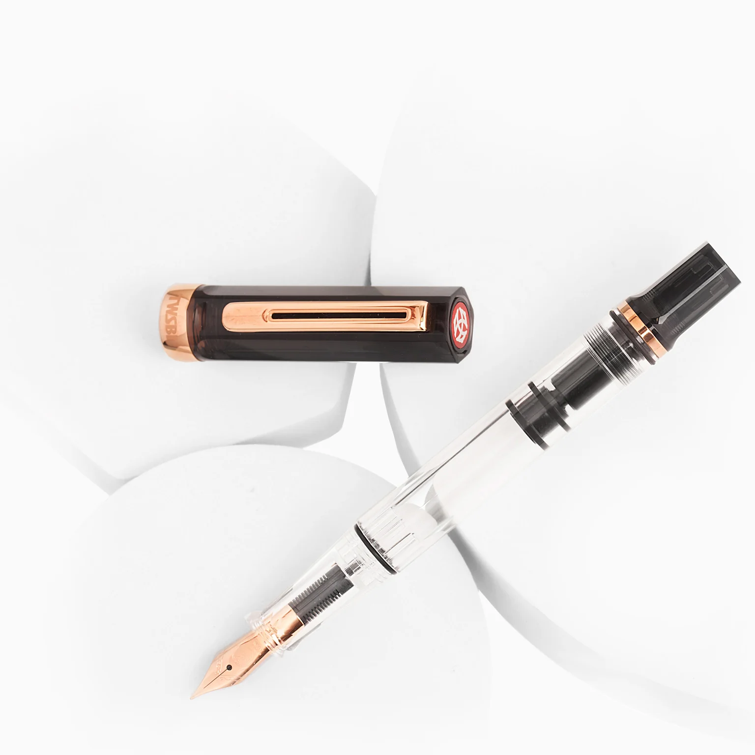 TWSBI ECO Smoke RoseGold Fountain Pen - Image 2