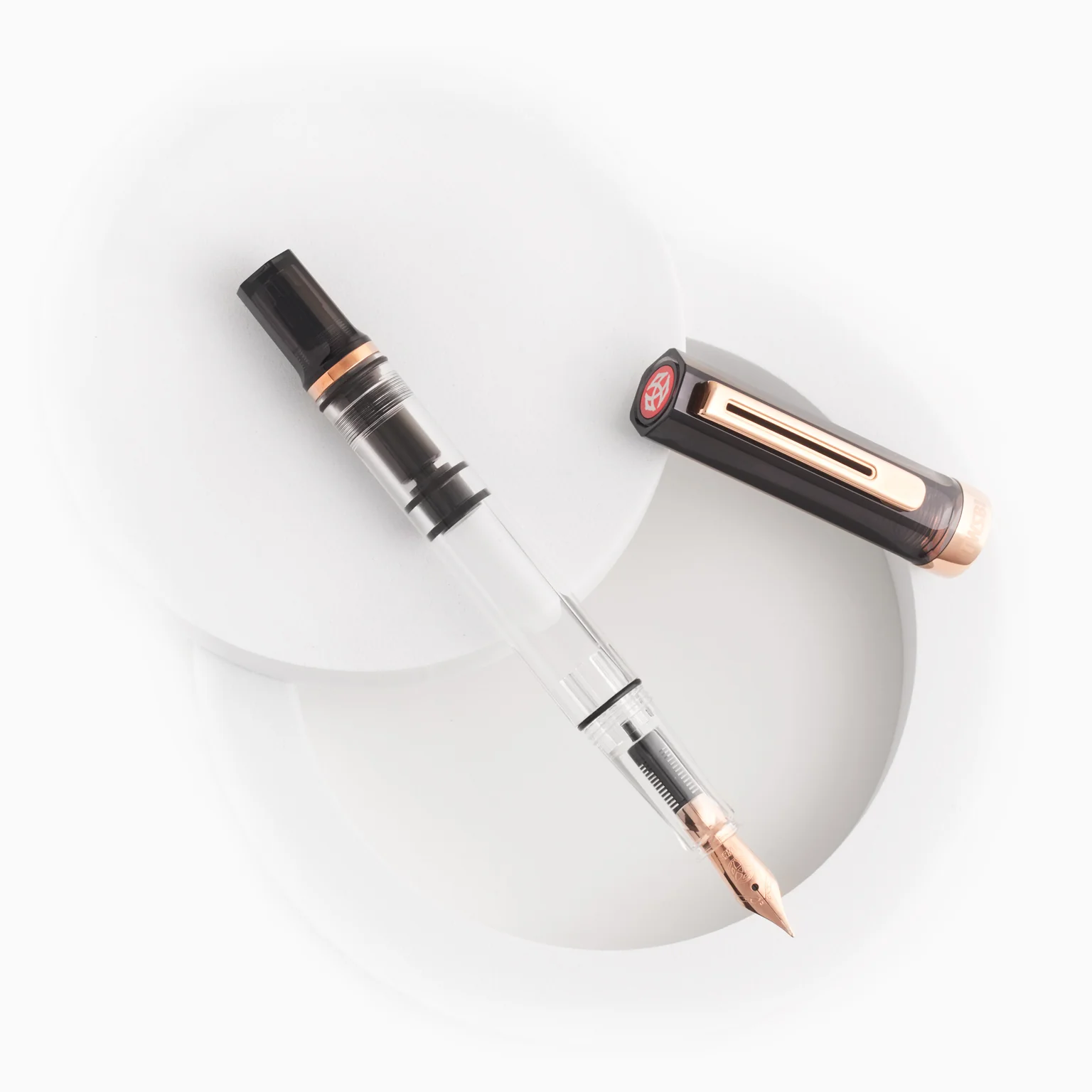 TWSBI ECO Smoke RoseGold Fountain Pen - Image 3
