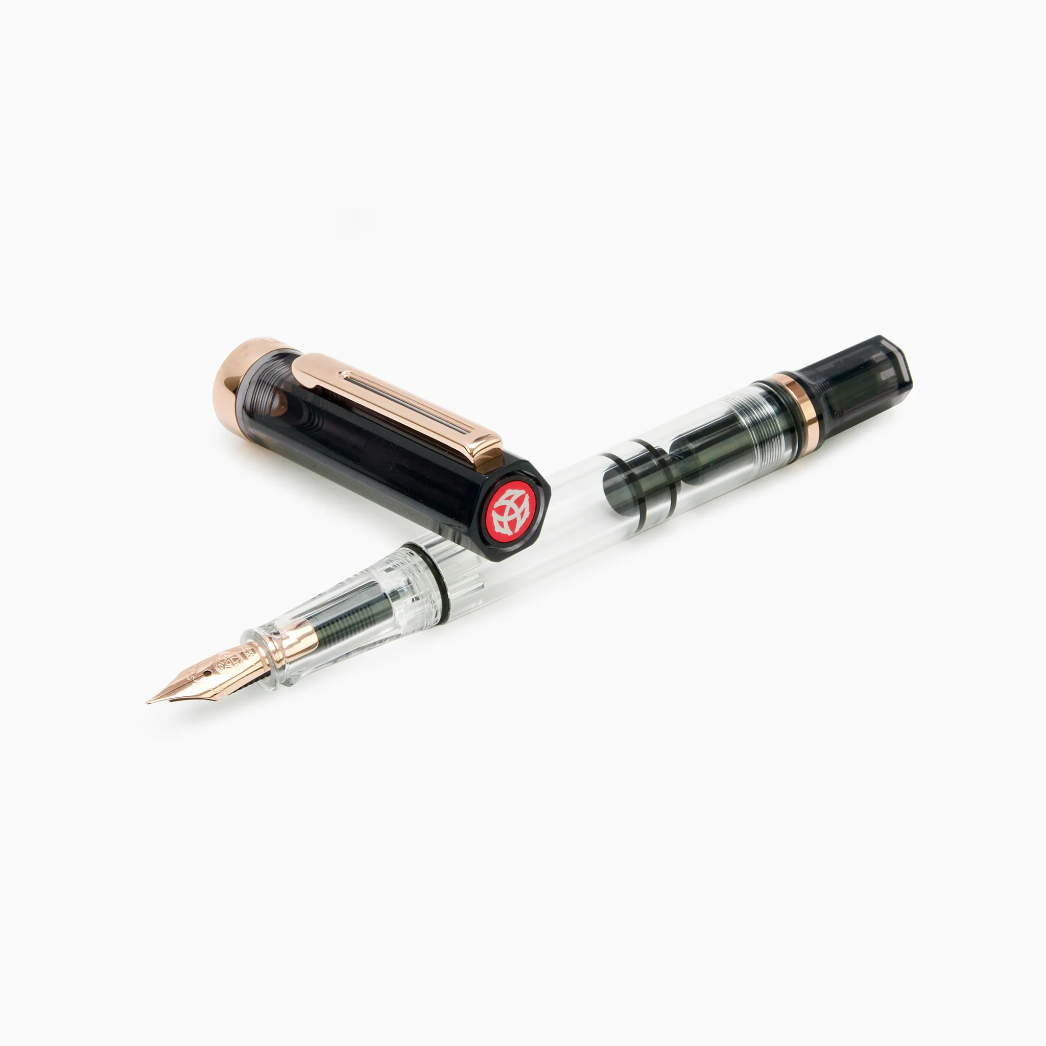 TWSBI ECO Smoke RoseGold Fountain Pen - Image 4