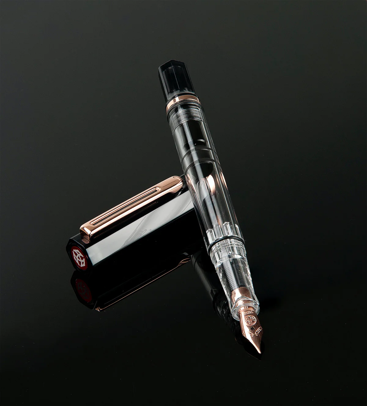 TWSBI ECO Smoke RoseGold Fountain Pen - Image 9