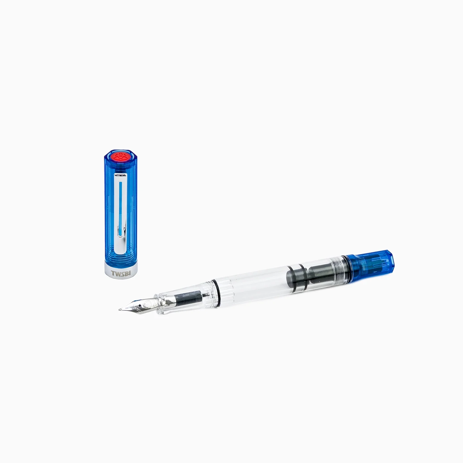TWSBI ECO Transparent Blue Fountain Pen - Image 2