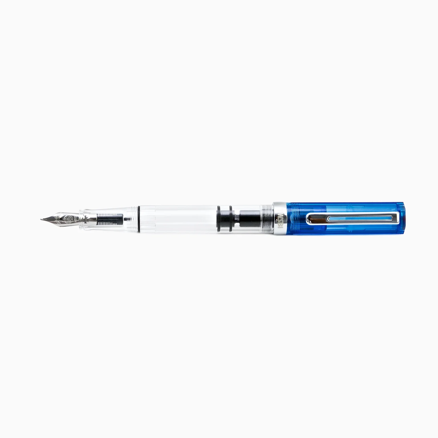 TWSBI ECO Transparent Blue Fountain Pen - Image 4