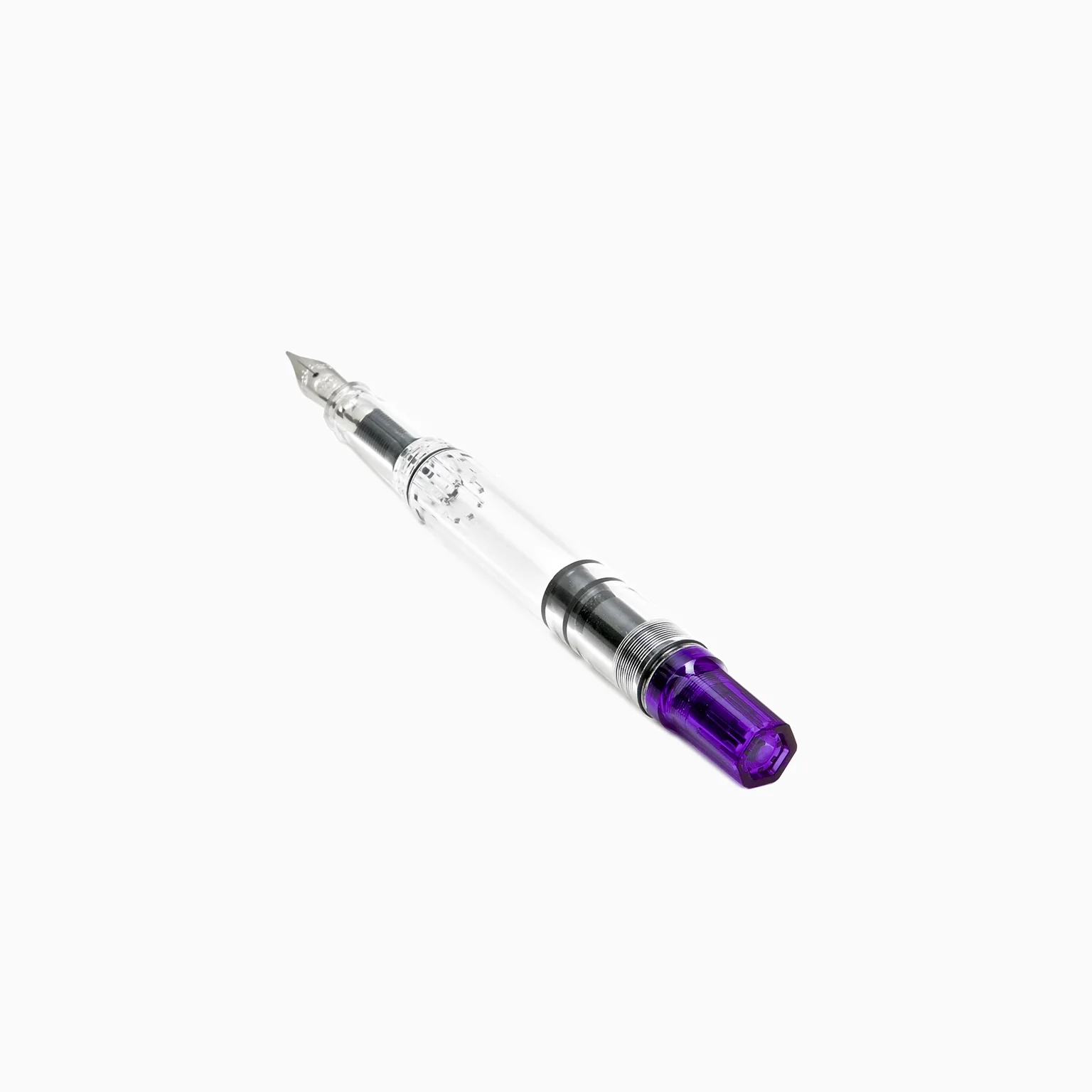 TWSBI ECO Transparent Purple Fountain Pen - Image 4
